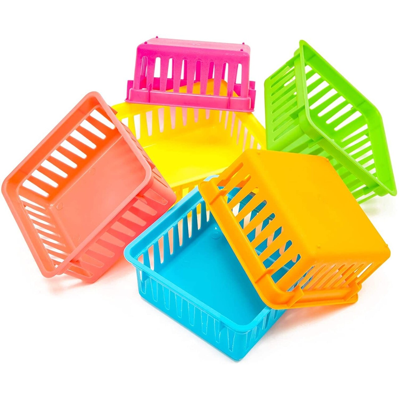 Small storage baskets for shelves deals